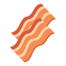 Canadian bacon pan fried