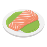 Coho salmon wild cooked moist heat