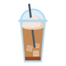 Cold brew coffee with cream